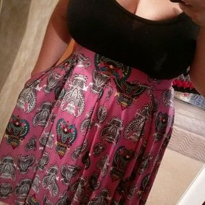 Lularoe Madison Skirt Owl print